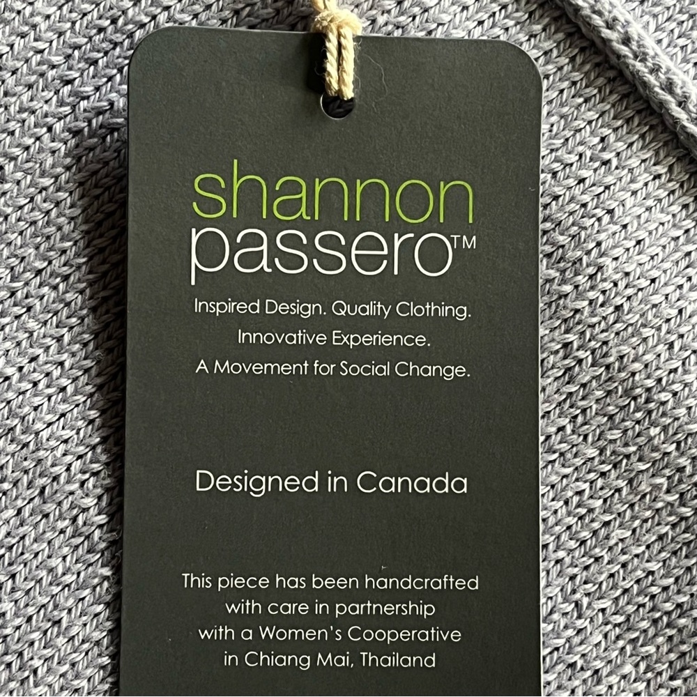 Shannon PasseroCanada Gemma Rejuvenate Pullover Medium Lavender Cotton Lagenlook - Picture 10 of 11